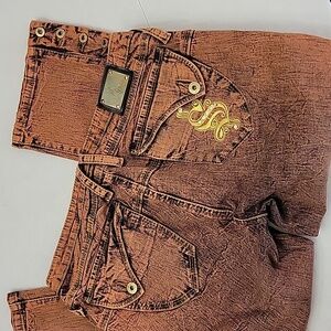 Baby Phat Vintage Capri Acid Wash Jean sz9  BinO